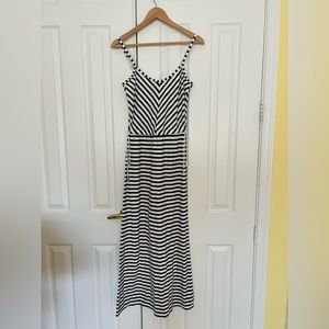 Juicy Couture maxi dress navy & white